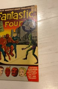 Fantastic Four #11 (1963)first impossible man right cover ship/Tanning