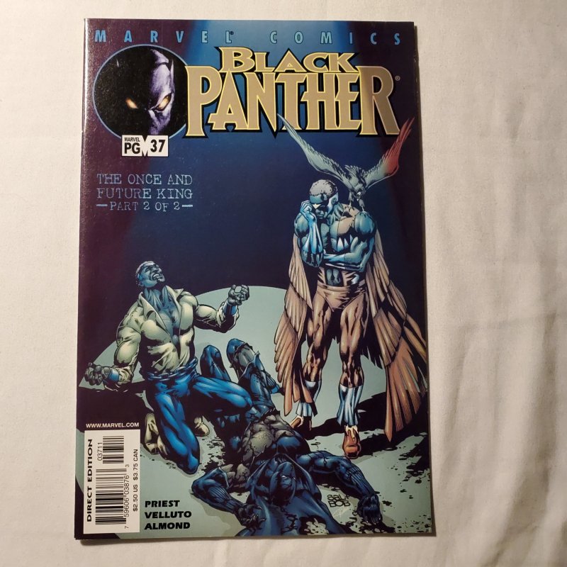 Black Panther 37 Very Fine+ Cover by Sal Velluto