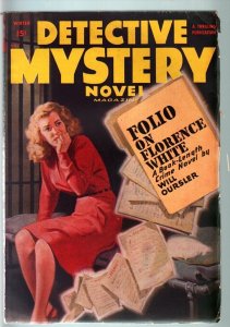 Detective Mystery Novel-- 1948--Pulp Magazine--Thrilling--VG