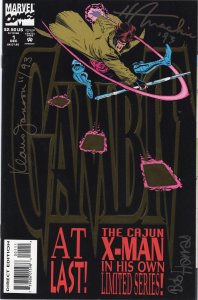 Gambit #1 Direct Edition (1993) - Signed x2