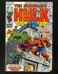 Incredible Hulk (1962) #122 Hulk Thing Battle!