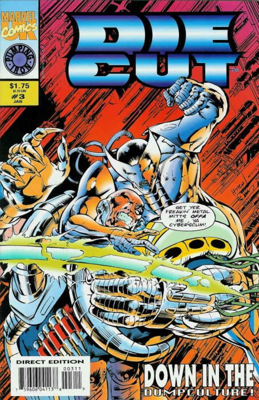 Die-Cut #3 VF ; Marvel UK | Penultimate Issue
