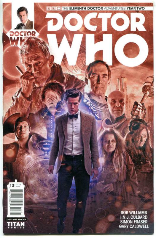 DOCTOR WHO #13 B, NM, 11th, Tardis, 2015, Titan, 1st, more DW in store, Sci-fi