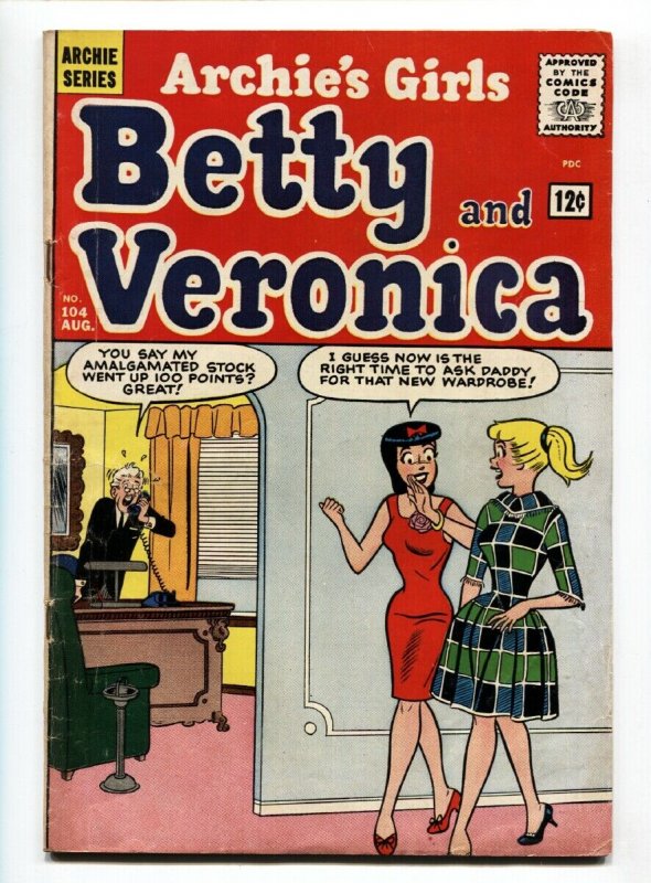 Archie's Girls Betty and Veronica #104 1964-Beatles-VG