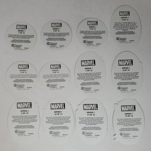 Spider Man Vending Machine Sticker 2004 set of 12 NM SERIES 1 