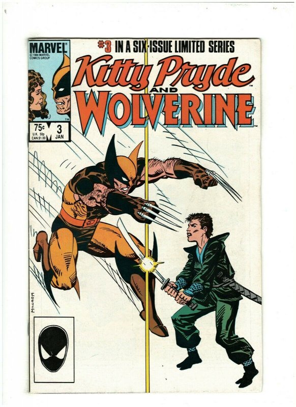 Kitty Pryde and Wolverine #3 VF 8.0 Marvel Comics 1984 Chris Claremont