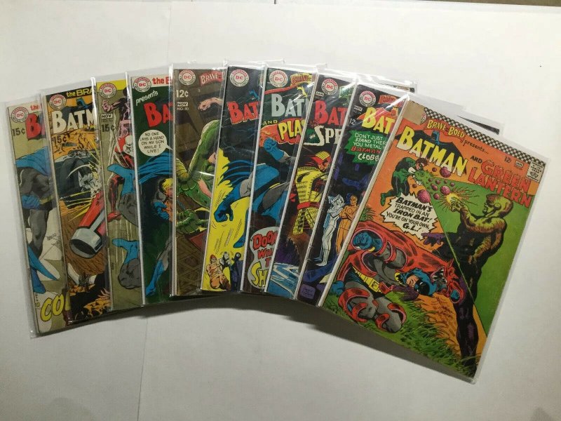 Brave And Bold 69 74-77 80 82-84 86-90 And More Lot Vg- To Vg+ 3.5-4.5 Dc Comics