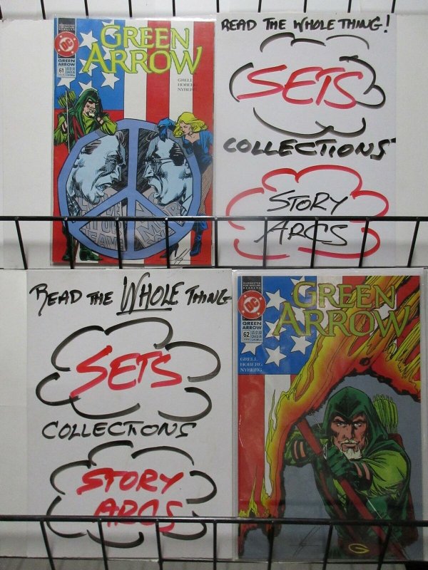 GREEN ARROW (1988)  61-62  Springer/Marcos; the War