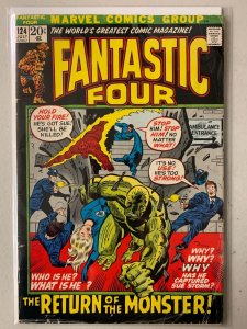 Fantastic Four #124 Monster from the Lost Lagoon 4.0 (1972)