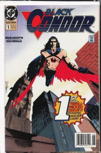 Black Condor #1 Newsstand Edition (1992) The Black Condor