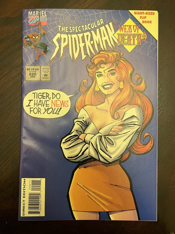 The Spectacular Spider-Man #220 Newsstand Edition (1995)