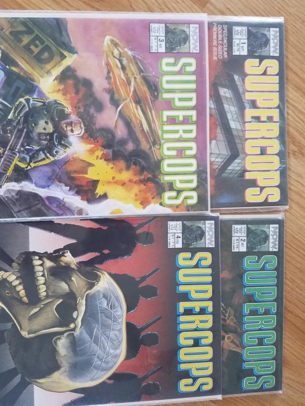 SuperCops No.1 - No. 4 Now Comics