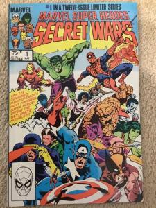 Marvel Secret Wars 1 *1984* Signed By Jim Shooter “To Lindsey”