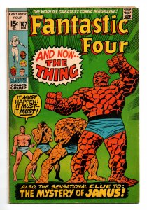 FANTASTIC FOUR #107 (1971) STAN LEE | JOHN BUSCEMA | BRONZE AGE | 4.0-5.0