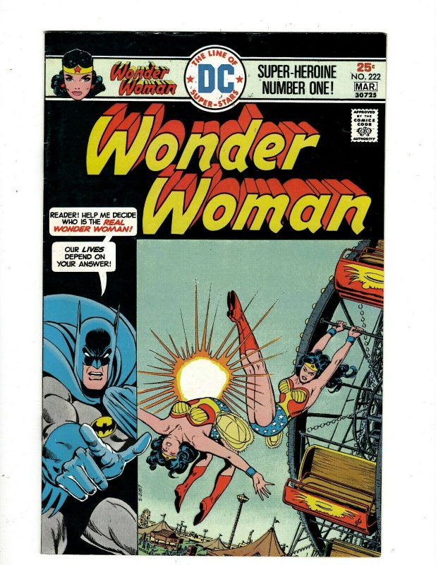 Lot Of 6 Wonder Woman DC Comic Books # 222 228 229 230 231 232 Batman Flash GK34