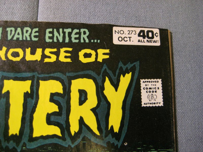 House of Mystery #273 (DC Comics, 1979) 