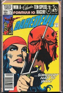 Daredevil #179 Newsstand Edition (1982) Daredevil