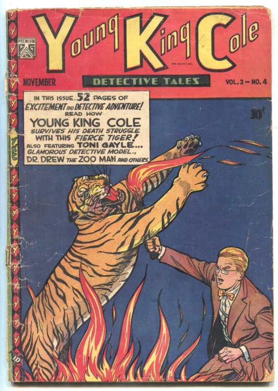 Young King Cole Vol. 3 #4- TIGER COVER G/VG