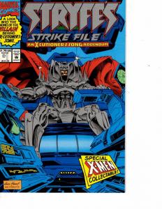 Lot Of 2 Marvel Comic Books Heroes for Hope #1 and Stryfes Strike File #1 ON5
