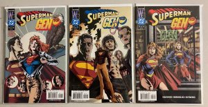 Superman Gen 13 set #1-3 DC / Wildstorm (8.5 VF+) (2000)