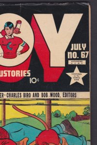 Boy Comics #67 5.0 VG/FN Lev Gleason - Jul 1951 Charles Biro