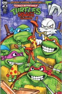 Saturday Morning Adventures TMNT Usagi Yojimbo Camron Johnson Variant IDW EB10