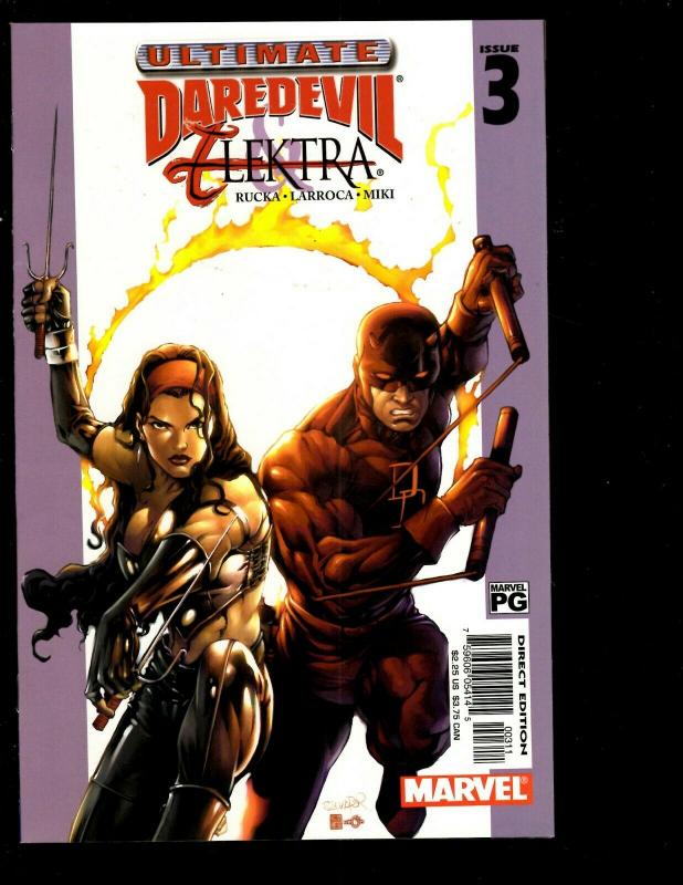 Lot of 9 Ultimate Marvel Comics Elektra 5 4 3 2 1 Daredevil Elektra 4 3 2 1 SM11