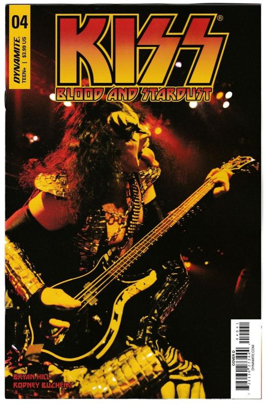 Kiss Blood Stardust #4 Cvr D Photo Cvr (Dynamite, 2019) NM