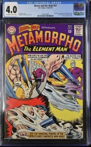 (1964) BRAVE AND THE BOLD #57 CGC 4.0 OW/WP! 1st Appearance METAMORPHO