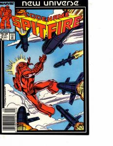 Lot Of 8 Spitfire Troubleshooters Marvel Comic Books #5 6 7 8 9 10 11 12  ON11