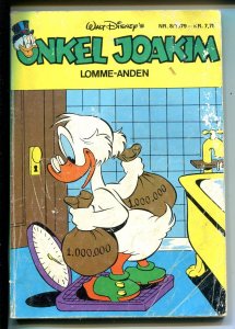 Onkel Joakim #8 1979-Disney-Danish-Uncle Scrooge-Carl Barks-Mickey -Donald-FR