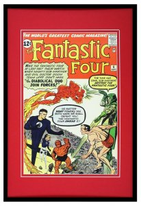 Fantastic Four #6 Sub Mariner Framed 12x18 Official Repro Cover Display
