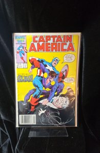 Captain America #325 Newsstand Edition (1986) Captain America 