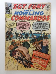 Sgt. Fury #3 (1963) GVG Condition
