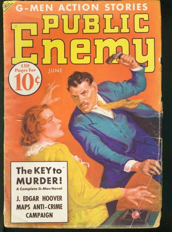 PUBLIC ENEMY 1936 JUN-MAN PISTOL WHIPPING WOMAN ON CVR VG