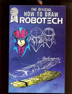 Official How To Draw Robotech Manual #1 - David Cody Wess Cover! (8.5/9.0) 1987