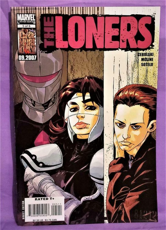 C. B. Cebulski THE LONERS #1 - 6 Karl Moline Spider-Woman (Marvel, 2007)!