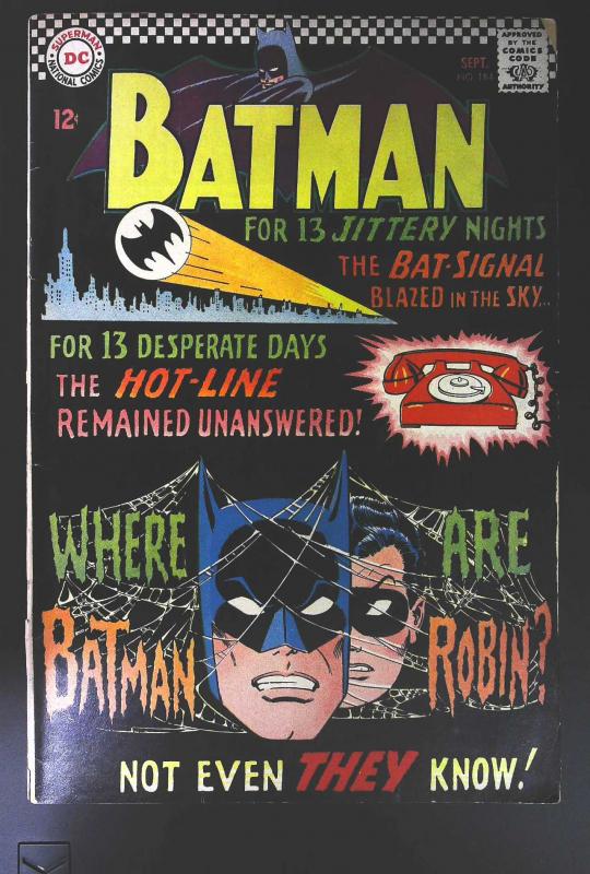 Batman (1940 series) #184, VG (Actual scan)