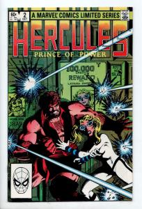 Hercules #2 - For the Love of Gods (Marvel, 1982) - VF-