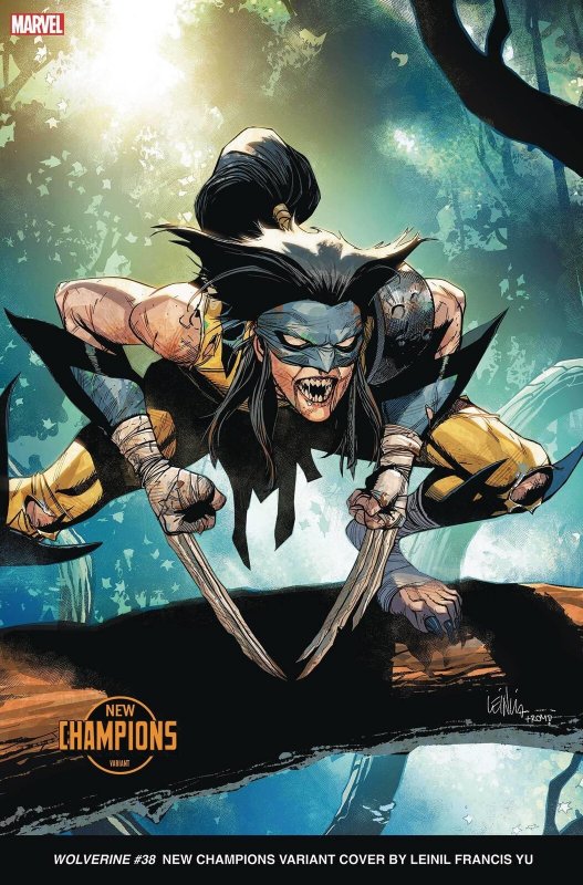 Wolverine #38 Leinel Yu New Champions Var Marvel Comic Book