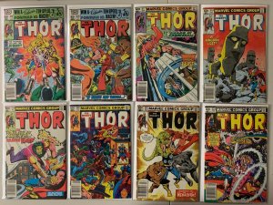 Mighty Thor bronze-age comics lot #315-360 + 2 ann newsstand 40 diff (1982-85)