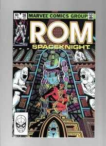 ROM SPACEKNIGHT #38 - SUFFER THE LITTLE CHILDREN! - (9.2) 1983