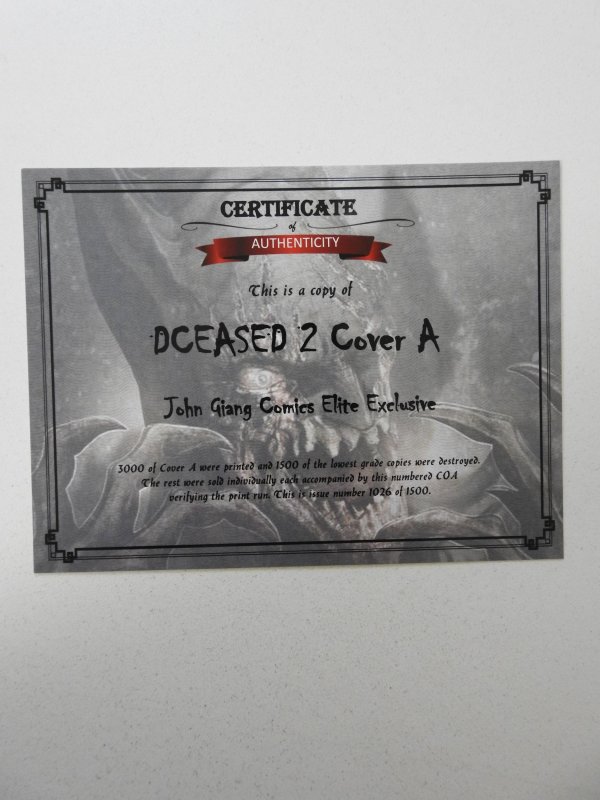 DCeased #2 Comics Elite Cover A (2019) NM Condition!