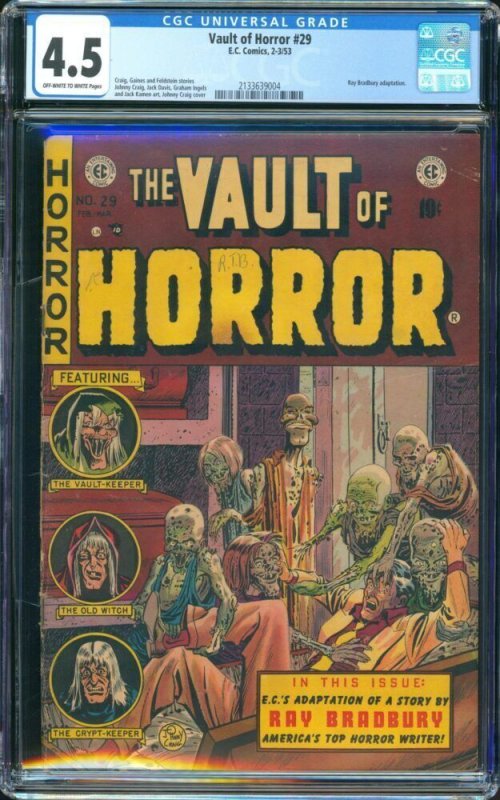Vault of Horror #29 (E.C. Comics, 1953) CGC 4.5