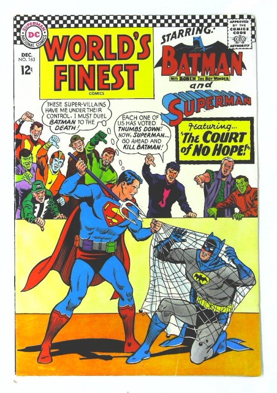 World's Finest Comics #163, VF- (Actual scan)