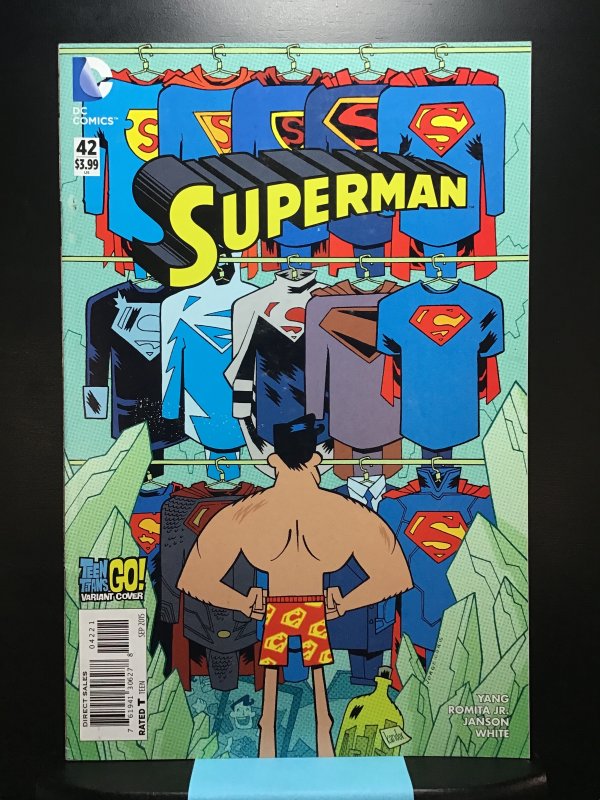 Superman #42 Teen Titans Go! Cover (2015)