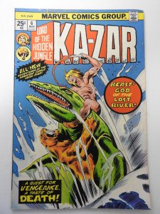 Ka-Zar #6 (1974) VG+ Condition MVS intact!