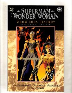 Superman Wonder Woman Whom Gods Destroy Complete DC Series # 1 2 3 4 Comics JF15