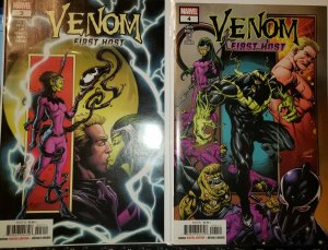 Venom First Host #3 AND #4 (Marvel 2018) 1st Sleeper Appearance and Cover NM