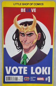 Vote Loki #1 2016 Marvel Comics VF Disney +